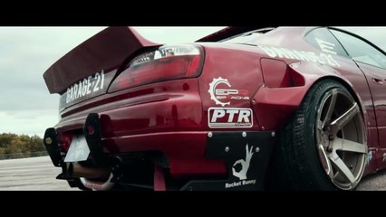 Silvia Republic member Tooley laying it down !!! Rocket Bunny S15 letting loose!