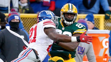 Landon Collins breaks up deep pass intended for Jared Cook