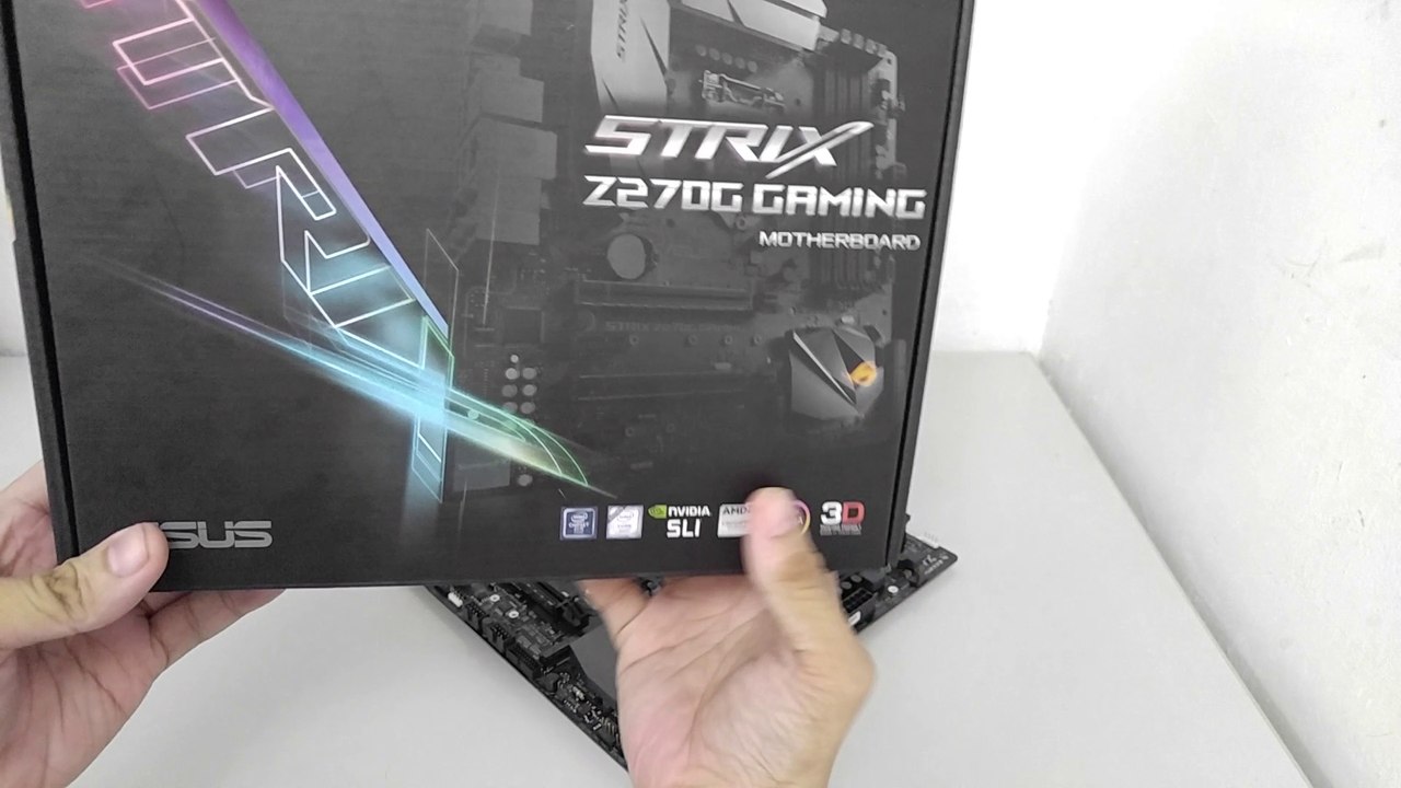 ASUS ROG Strix Z270G GAMING Motherboard Unboxing and Overview