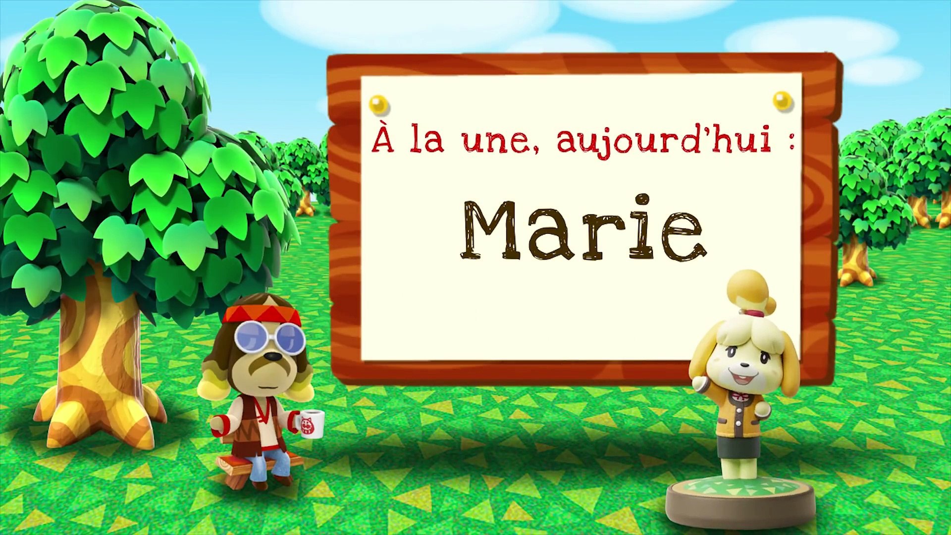 Animal Crossing: New Leaf - Welcome Amiibo - Marie - Vidéo Dailymotion