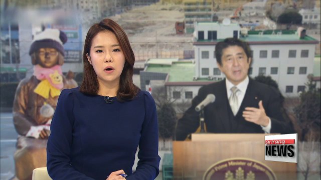 Memorial statue causes Abe to call on Korea to fulfil its part in 'Comfort Women' agreement