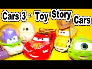 The Pixar Cars 3 and Lightning McQueen with Toy Story Cars Travelling Circus Movie