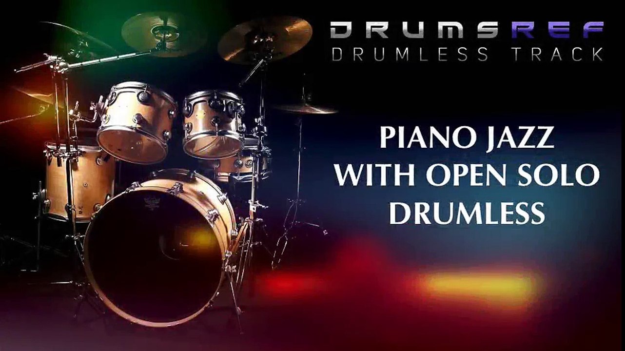 Instrumental Piano Jazz Drumless Track with Open Solo Bar