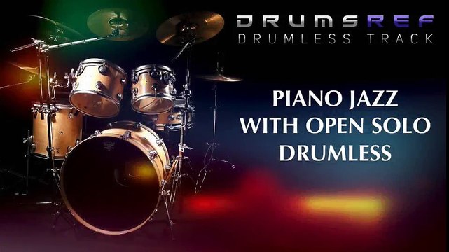 Instrumental Piano Jazz Drumless Track with Open Solo Bar