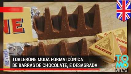 A nova forma das barras de chocolate Toblerone estão deixando todos muito putos.