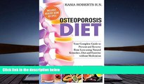 PDF  Osteoporosis Diet: Your Complete Guide to Prevent and Reverse Bone Loss Using Natural