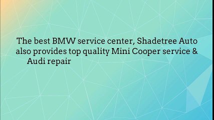 mini cooper service