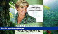 Read  Suze Orman s Insurance Kit: Evaluate Your Personal Insurance Policies On-Line - Instantly!