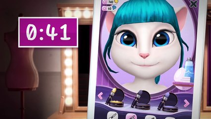 Talking Angela - One Minute Makeup Challenge ♡-YQUELUTZaoU