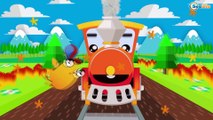 Le Train, Camion et Voiture de course - La Voiture Pour Enfants - Enfants Vidéo D'apprentissage