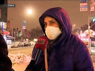 নিউইয়র্কে তুষারপাত অব্যাহত রয়েছে