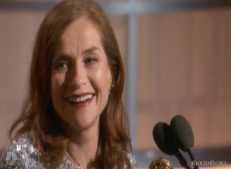 Golden Globes 2017 -- Isabelle Huppert
