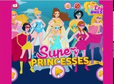 Disney Princess as Superheroes, Elsa Anna Rapunzel Ariel Jasmine New Dress Up Videos Games For Kids