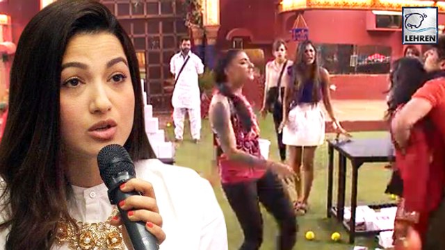 Gauhar Khan's REACTION When Om Swami Throws Pee On Bani | Bigg Boss 10