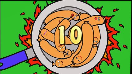 10 Fat Sausages Song for Kids-0iL2DdVbg0o