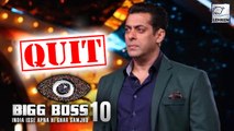 Salman Khan To Quit Bigg Boss? | SHOCKING