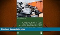 BEST PDF  Enforcement of European Union Environmental Law: Legal Issues and Challenges [DOWNLOAD]