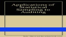 Read Applications of Statistical Sampling to Auditing Best Book