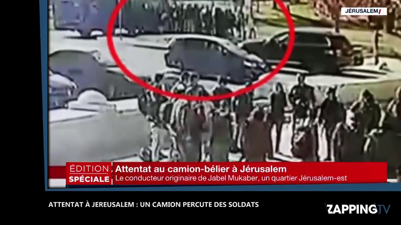 Attentat à Jérusalem : Un camion fonce sur la foule, les images chocs !
