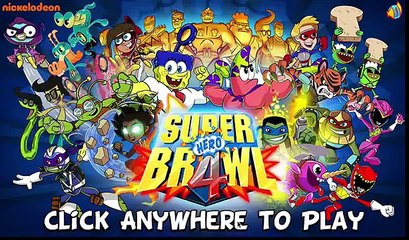 Super Brawl Hero 4 Action Game - Red Ranger Story Mode [Nickelodeon Fighting Game]