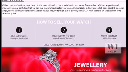 Sell Watches  London | Call Now  (0207)- (734)- 4799