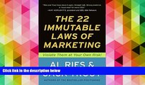 Read  The 22 Immutable Laws of Marketing:  Violate Them at Your Own Risk!  Ebook READ Ebook