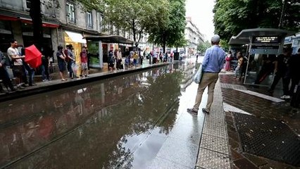 Un violent orage sur l'agglomération grenobloise bloque le...
