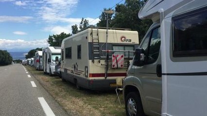 Tour de France : les camping-cars ont pris d'assaut le parcours du...
