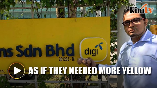 Disgruntled customer throws eggs in Digi HQ