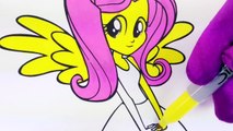 My Little Pony MLP Fluttershy Equestria Girl Friendship is Magic Fun Coloring Activity for Kids