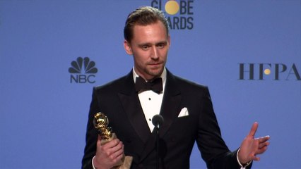 Golden Globes: Tom Hiddleston on meeting Carrie Fisher