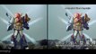 Power Rangers Ninja Storm Megazord First Appearance Split Screen (PR and Sentai version)