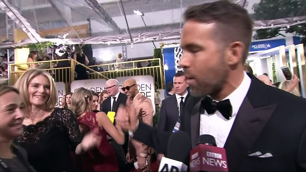 Golden Globes: Ryan Reynolds talks Deadpool 2