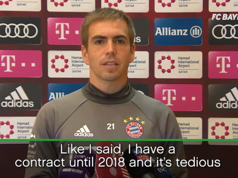 Lahm angered by retirment questions