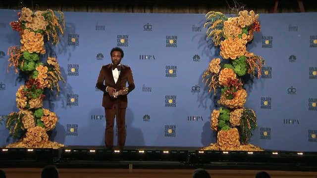 Donald Glover - Golden Globes 2017 - Full Backstage Speech
