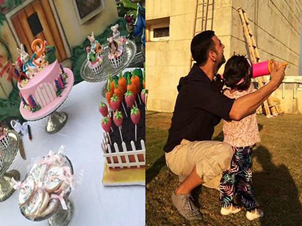 Akshay Kumar Playing With Daughter Nitara Kumar