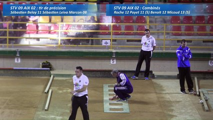 Second tour, premier tir de précision, Club Elite Masculin, J6, Saint-Vulbas contre Aix-les-Bains, saison 2016-2017