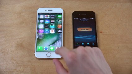 iPhone 7 vs. iPhone 4 4G Internet Speed Test!