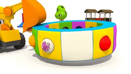 Excavator Max - SEA CREATURES! - 'Magic Roundabout' Cartoons