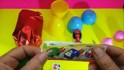 Скачать видео: Learn Colours with Big Surprise Nesting Eggs ! Opening Surprise Eggs with Topi Eggs CARS