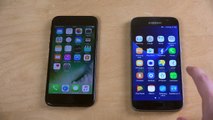 iPhone 7 vs. Samsung Galaxy S7 Which Is Faster !