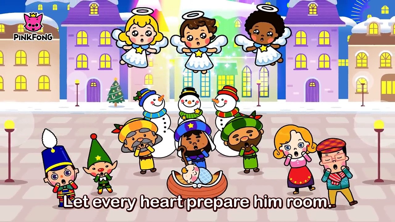 Joy to the World _ もろびとこぞりて _ クリスマスソング _ ピンクフォン英語童謡-utqamA-SUJY