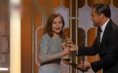 Isabelle Huppert, un Golden Globe pour une consécration