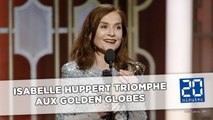 Isabelle Huppert triomphe aux Golden Globes