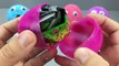 Play Foam Surprise Smiley Face Paw Patrol Disney Frozen Marvel Avengers Hello Kitty TMNT Eggs
