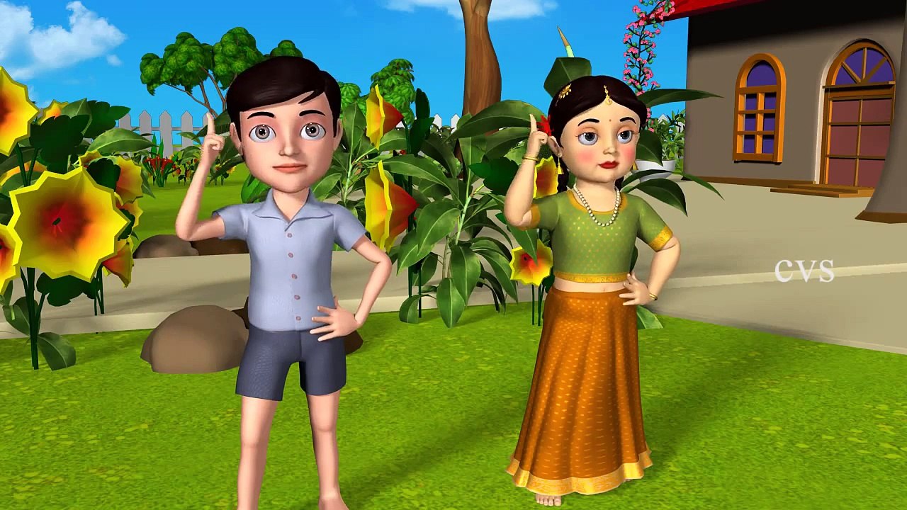 3D Animation Hop a Little Jump a Little Nursery rhyme for children with Lyrics