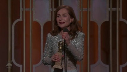 Golden Globes : Isabelle Huppert vole la vedette à Nathalie Portman