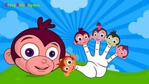 Monkey Finger Family - Nursery Rhymes for Children - Finger Family Songs_Song Rhyme Cartoon