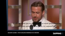 Golden Globes : Ryan Gosling meilleur acteur, son émouvant message à Eva Mendès