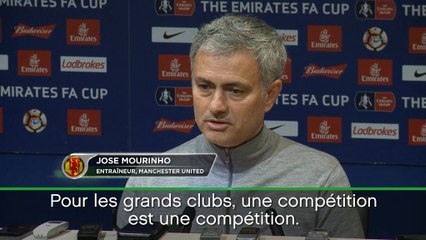 League Cup - Mourinho : "Pourquoi ne pas essayer de la gagner ?"